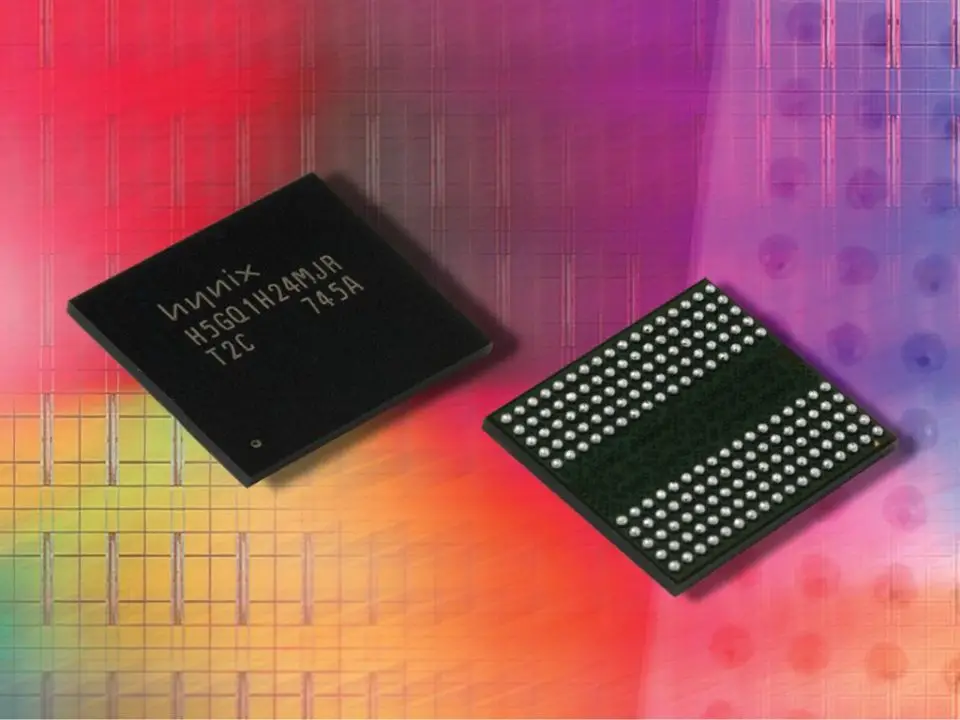 SK Hynix Targetkan Produksi DRAM Naik Tiga Kali Lipat Di Tahun 2034 2 SK Hynix GDDR5 Memory Chip Render Image Source SK Hynix Press Images.jpg