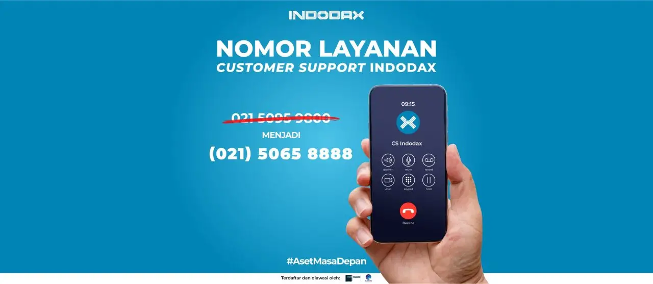 Marak Nomor CS Palsu dan Phishing, INDODAX Tegaskan Nomor Resmi CS Mereka 3 no CS Indodax