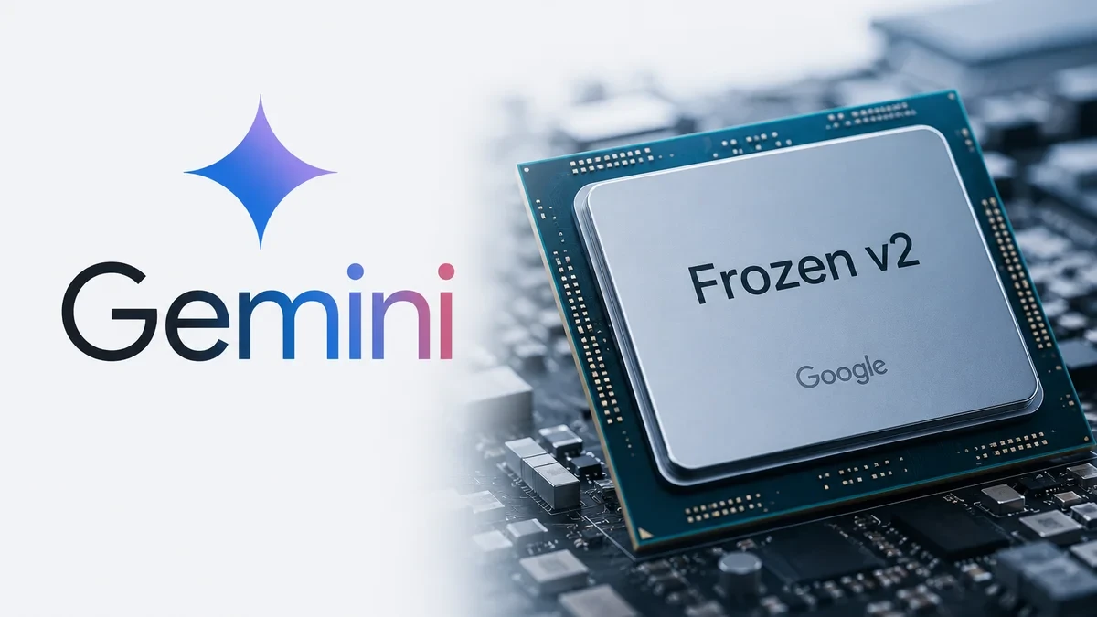 Google Chip Gemini AI Frozen V2