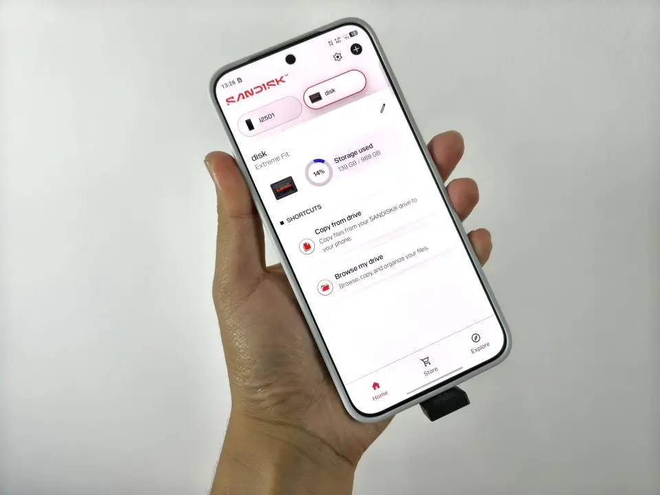 Review Sandisk Extreme Fit USB-C 1TB