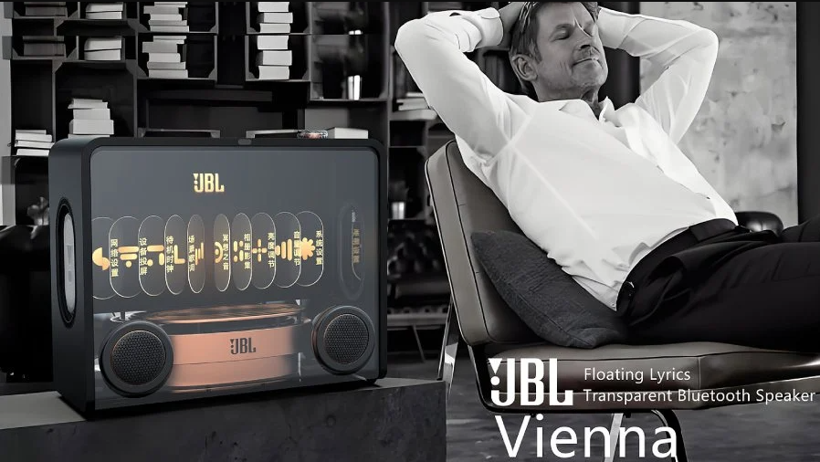 JBL Vienna Dirilis, Speaker yang Bisa Tampilkan Lirik Lagu 1 Animasi seperti melayang di JBL Vienna
