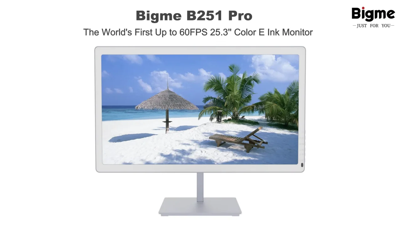 Monitor E-Ink Warna Ini Klaim Mampu Tampil hingga 60 FPS 1 layar e-ink Warna 60 FPS