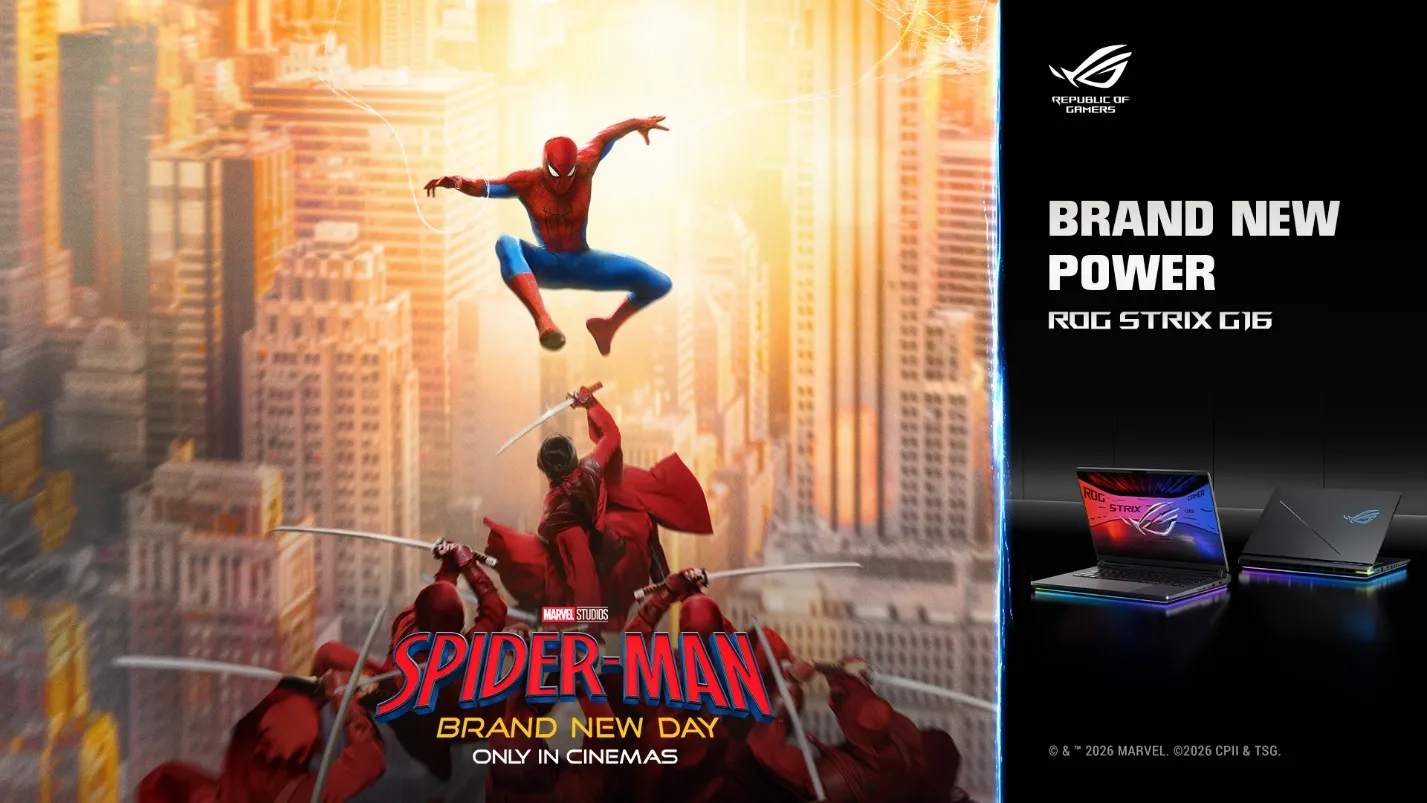ASUS ROG Umumkan Kolaborasi dengan Spider Man Brand New Day