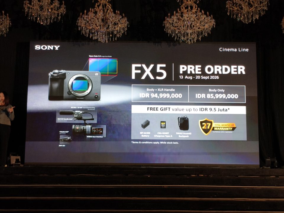 Sony FX5 Hadir di Tanah Air, Kamera Sinematik Ringkas dengan DNA Venice 2 8 Harga Sony FX5