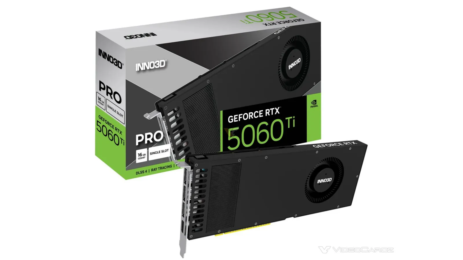 INNO3D GeForce RTX 5060 Ti 16GB PRO, Cuma Butuh Single Slot!