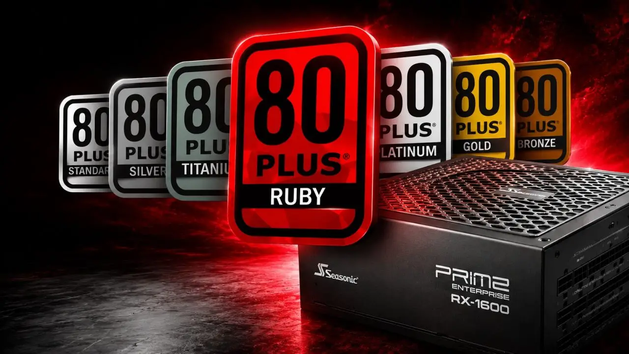 Ini dia PSU Pertama di Dunia Dengan Sertifikasi 80 Plus Ruby! 1 PSU 80 Ruby Plus