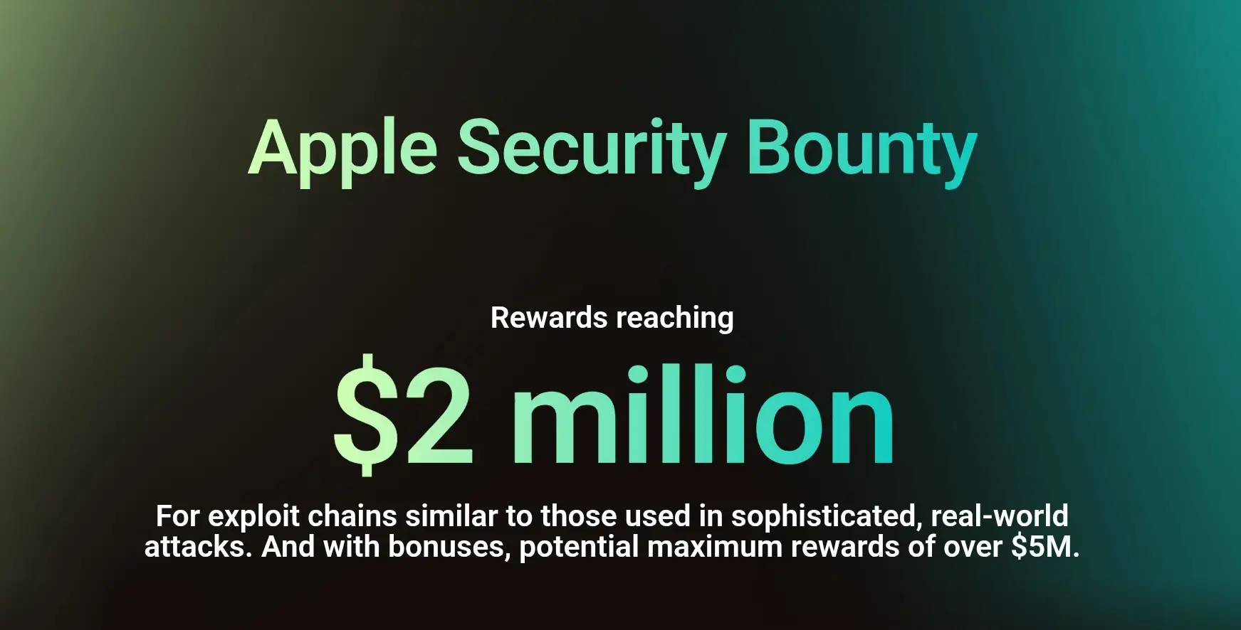 Program Apple Security Bounty Banjir Laporan, Kini Dibatasi 6 Apple Security Bounty