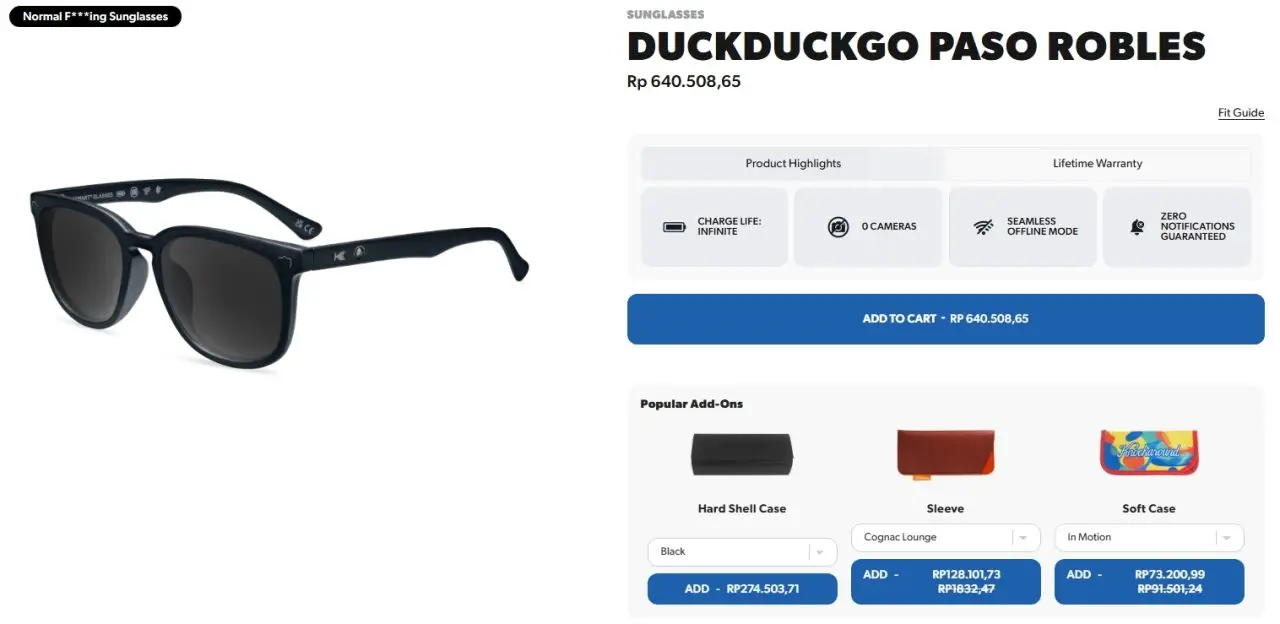 DuckDuckGo Rilis Kacamata, Tak Perlu Diisi Daya dan Privasi Terjaga 1 duckduckGo