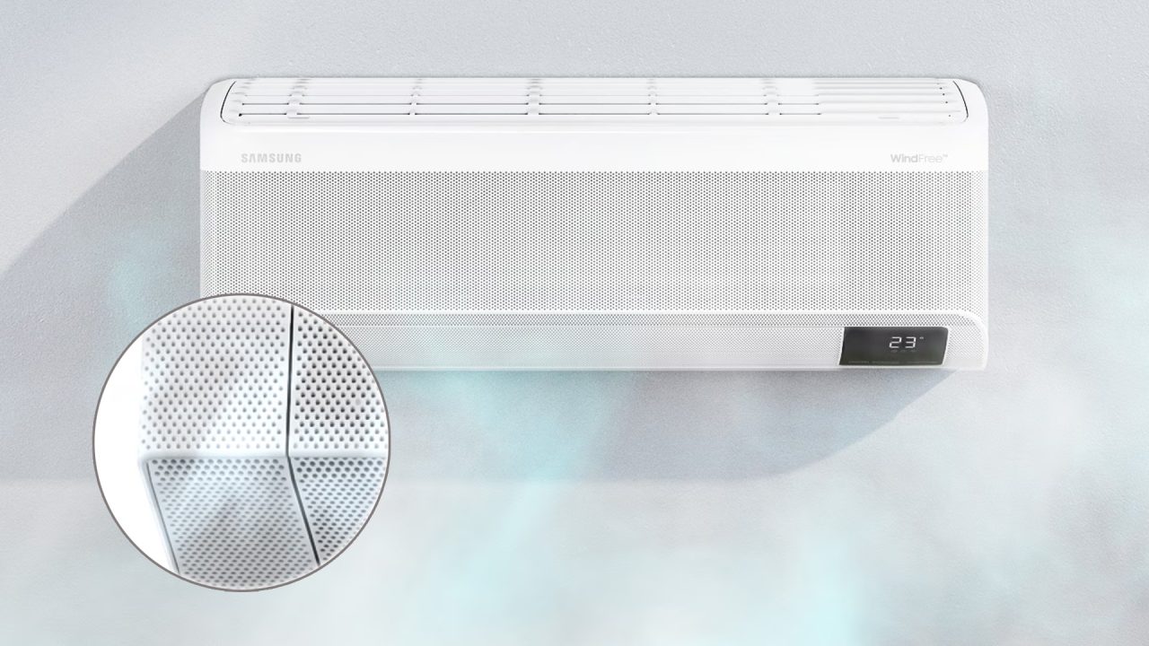 Samsung Neo WindFree Lite Meluncur, AC 0,5–2 PK dengan 23.000 Lubang Mikro 2 Samsung Neo WindFree Lite