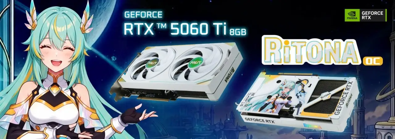 PALIT Rilis RTX 5060 Ti Edisi RiTONA dengan Desain Anime 1 0 DThread 1790222423151 106783013527825