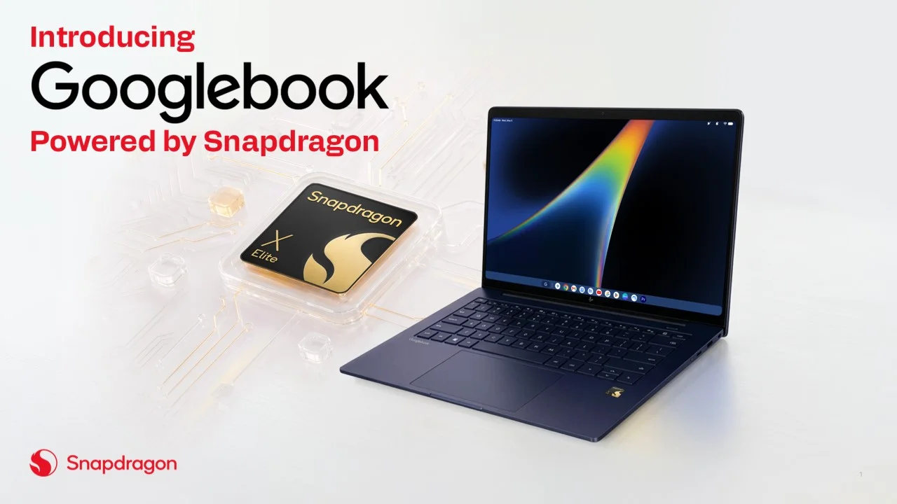 Qualcomm Umumkan Kerjasama dengan Google, Snapdragon X Elite Jadi Otak Googlebook 3 Googlebook Snapdragon X