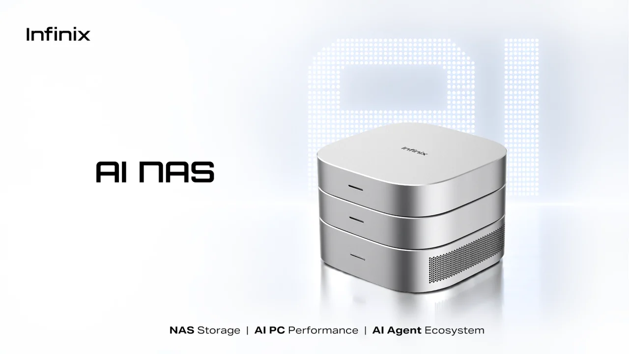 Dari Mini PC Hingga AI NAS, Infinix Perkenalkan Perangkat AIoT Baru 3 Infinix AI NAS