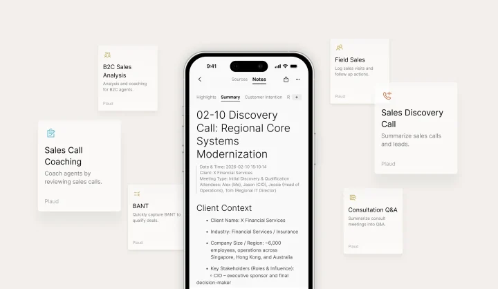 Meringkas Percakapan hingga Bikin Mind Map, Ini Fitur Plaud Intelligence! 6 PC Custom summary templates