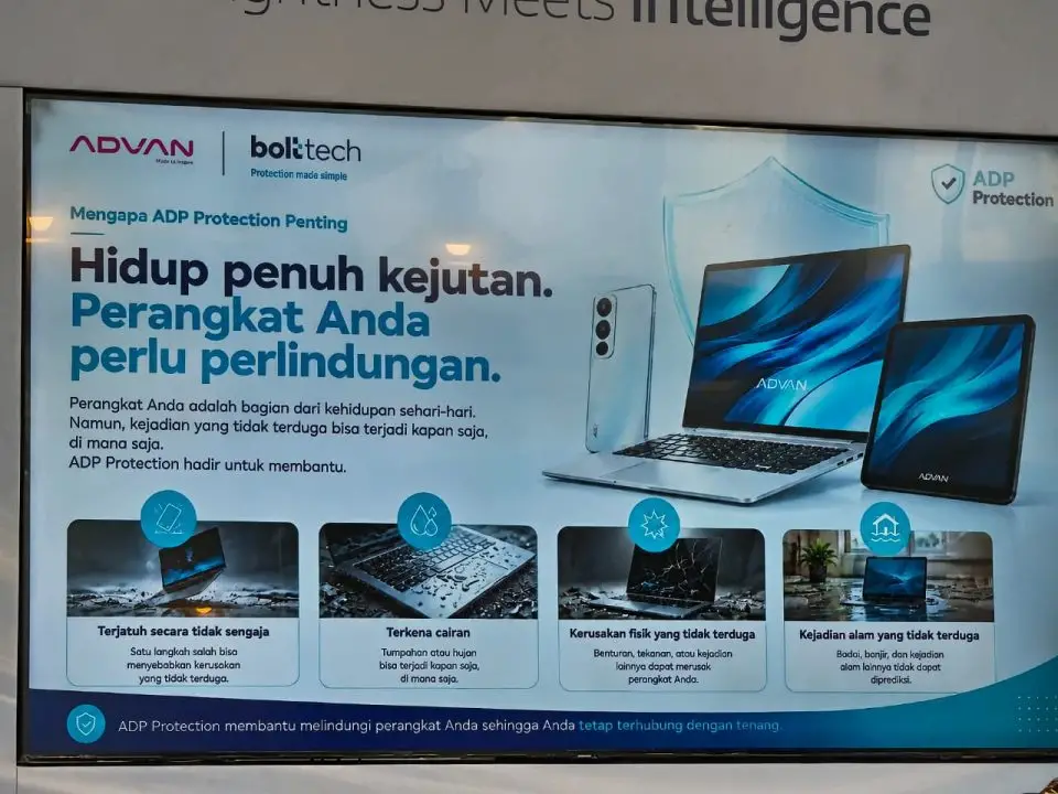 ADVAN Gandeng bolttech, Kini Dilengkapi Perlindungan ADP 3 Advan ADP Bolttech
