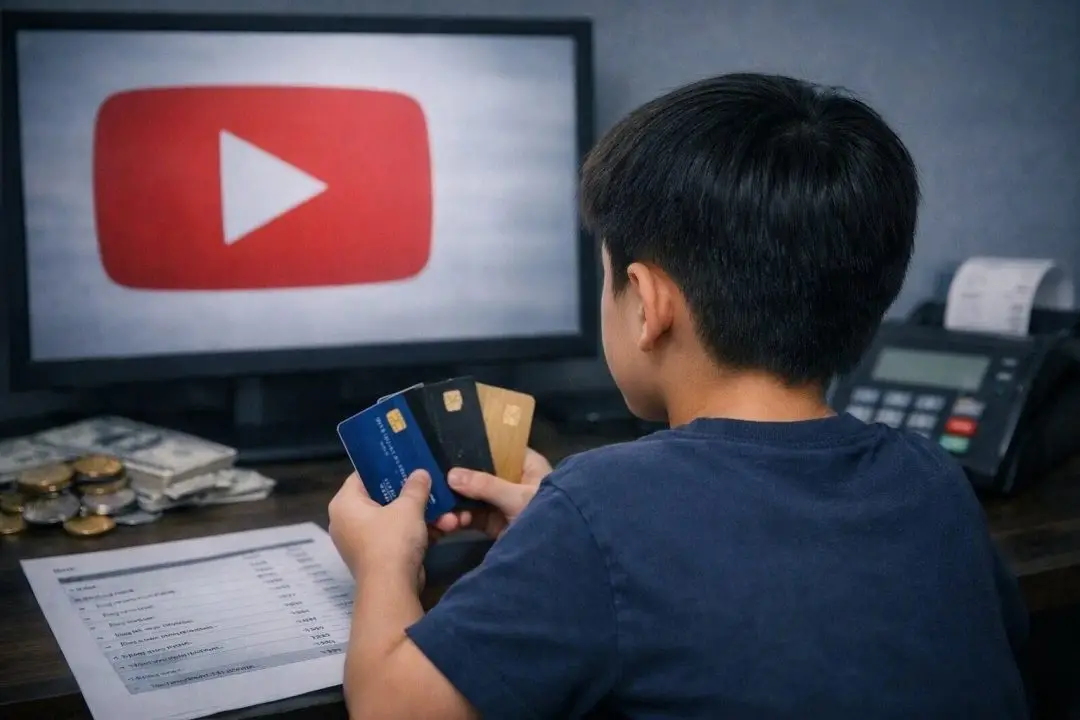 Bocah Iklankan Kanal Youtube, Kartu Kredit Kantor Jebol Rp 2,1 Miliar