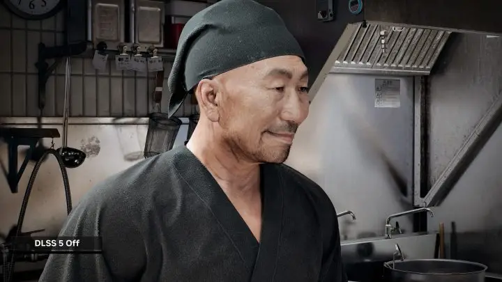 NVIDIA DLSS 5 Resmi Hadir, Apa Saja Peningkatanya? 2 nvidia dlss 5 ramen chef comparison off