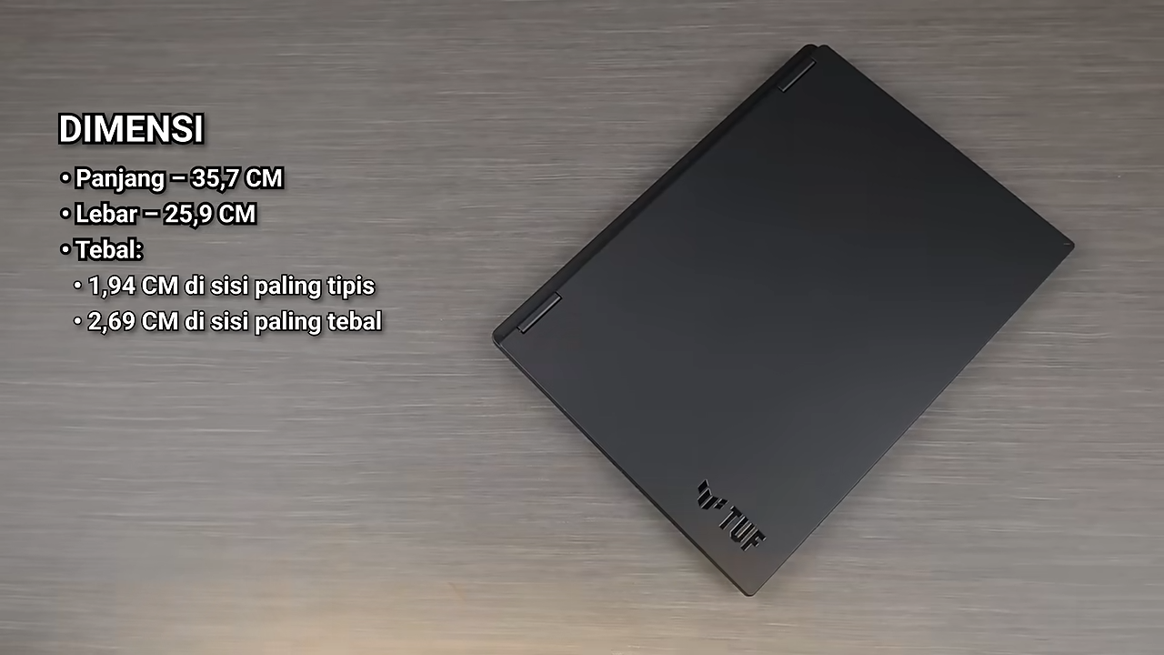 Review ASUS TUF Gaming 16 (FX610JH): Laptop Gaming Paling Worth It dari TUF? 3 ASUS TUF Gaming 16 FX610JH 8