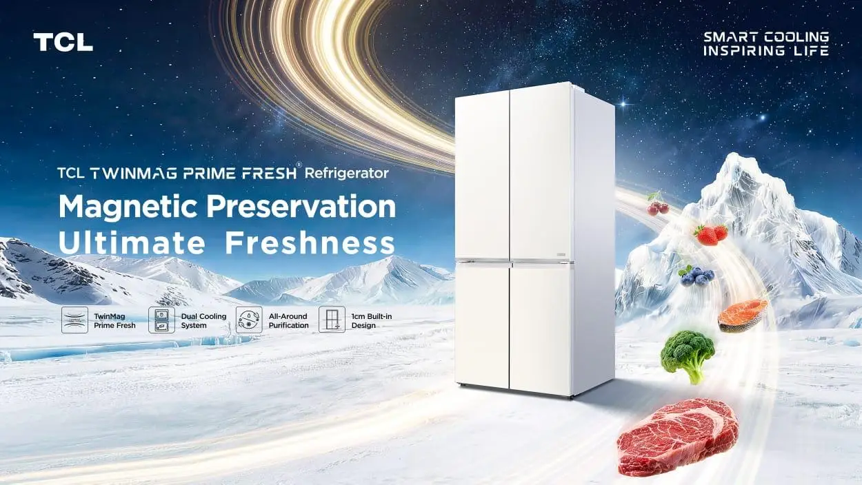 TCL Luncurkan Kulkas Premium C690CDAI, Punya Teknologi untuk Jaga Kesegaran Makanan 1 TCL FreeBuilt-In Series C690CDAI Kulkas TwinMag Prime Fresh