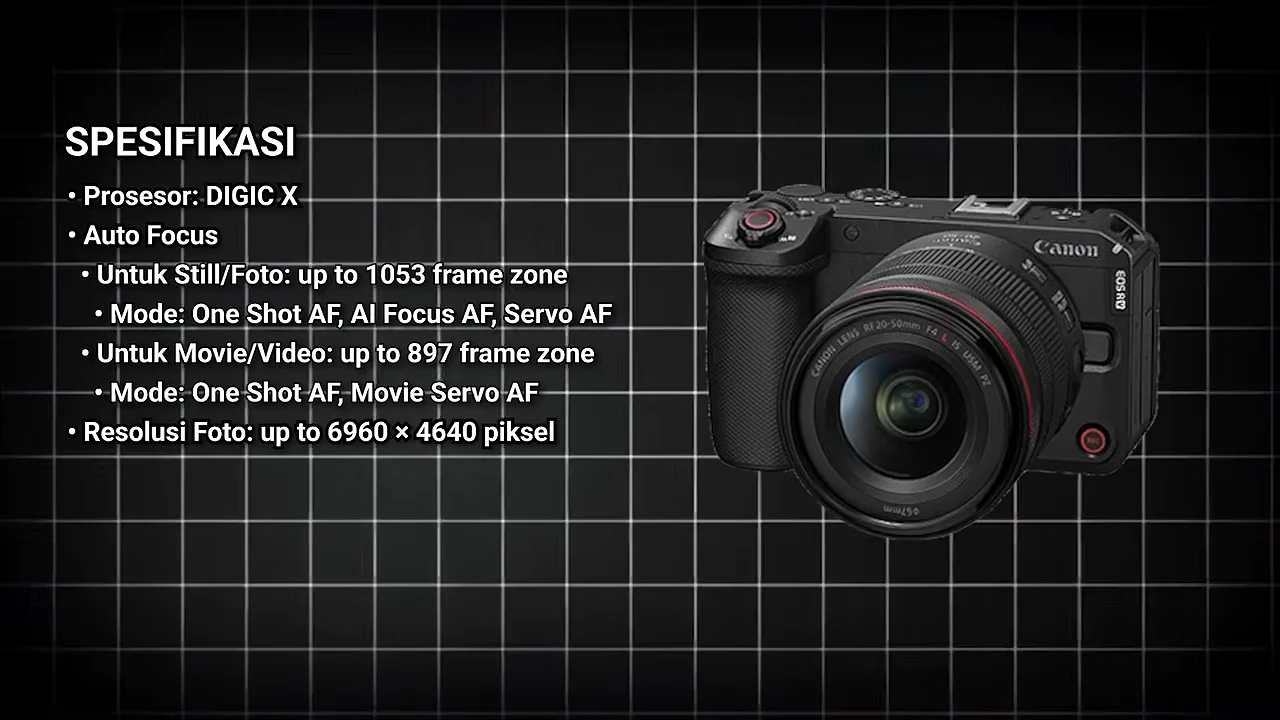 Review Canon EOS R6 V: Kamera Termurah untuk Kelas Kemampuannya! 27 Kamera Termurah utk Kelas Kemampuannya Review Canon EOS R6 V 09.39
