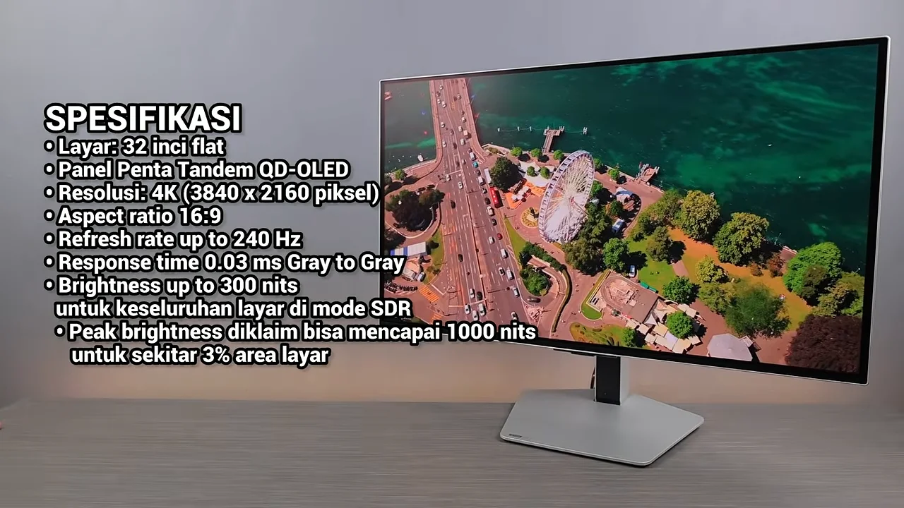 Review Samsung Odyssey OLED G8 (G80SH): Spek Premium, Tahan Burn-In, Fitur Lengkap dan Mewah 13 Samsung Odyssey OLED G8 G80SH 13