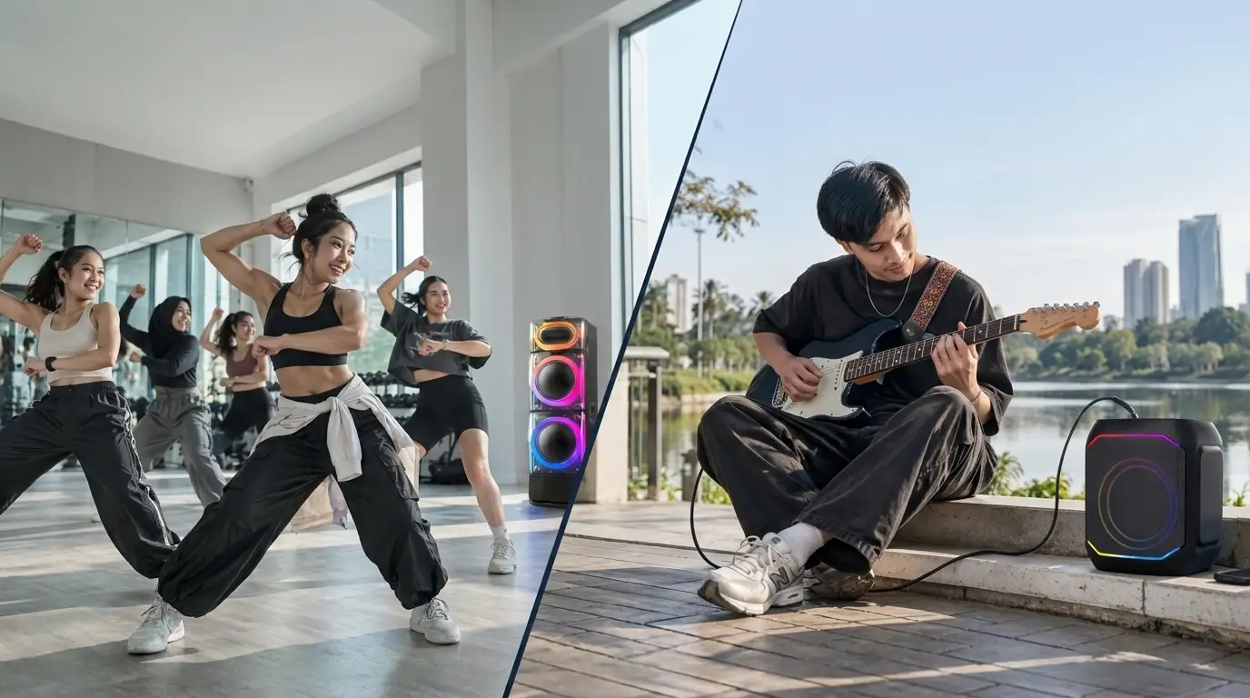 Sharp Rilis Party Speaker Baru, Ada yang 200 Watt dan Ada yang Lebih Portabel 4 Sharp Party Speaker Phantom Series dan Core Blast Series