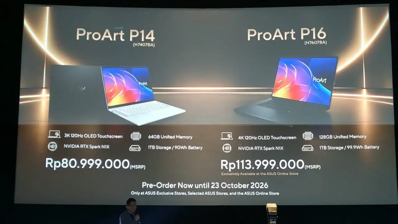 ASUS ProArt P14 dan P16 Resmi Rilis di Indonesia, Pakai NVIDIA RTX Spark! 3 ASUS